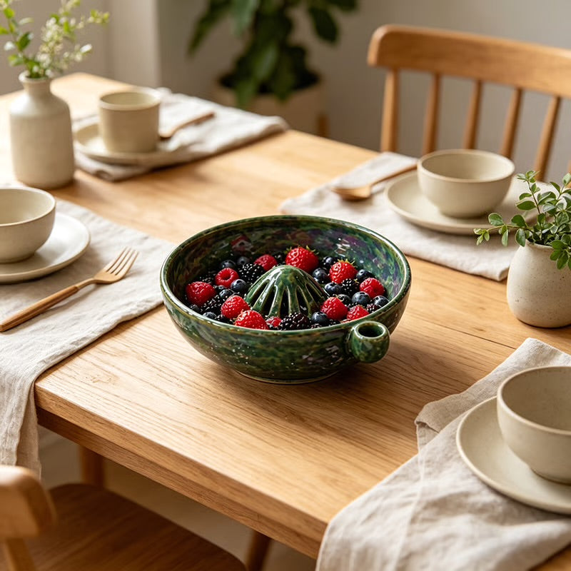 Handmade Ceramic Berry Bowl
